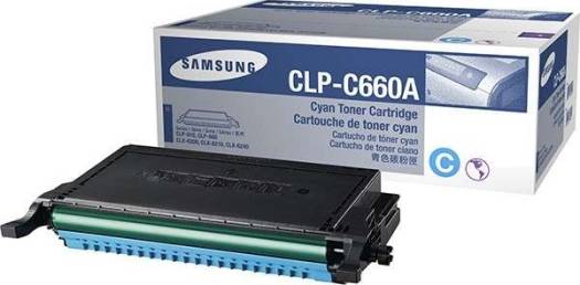 Samsung CLP-660 Cyan Toner Cartridge CLP-C660A/ELS Toners JS Bazar