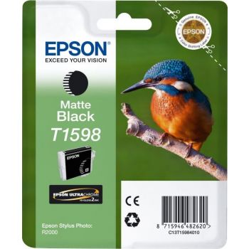 Epson Matte Black Ink Cartridge (T1598) Cartridges JS Bazar