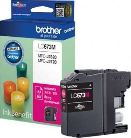 Brother LC-673 Magenta Ink Cartridge - LC673M Cartridges JS Bazar