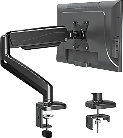 premium single monitor aluminum gas spring monitor arm | 91-ldt26c012 Desktop Mount JS Bazar