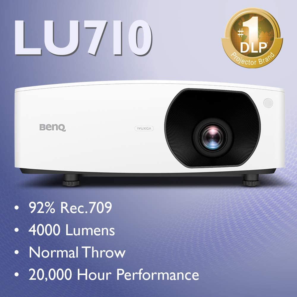 BenQ LU710 WUXGA Laser DLP Projector, White : 9H.JLM77.15F - JS Bazar