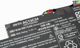 11.4v 2640mah 30wh AC13C34 Acer Laptop Battery Laptop Batteries JS Bazar
