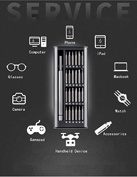 24 in 1 Precision Screwdriver Set, Show Top Multifunction Magnetic Driver Bit Set, Pocket Screwdriver Tool Set, screwdriver for laptop - JS Bazar