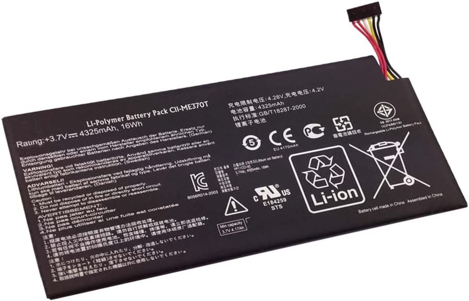 Asus Laptop Battery Compatible for C11-ME370T Table Battery Replacement for Asus ME301T-A1/ C11-ME370T Laptop Batteries JS Bazar