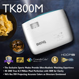 BenQ 4K UHD Home Theater Projector with HDR and HLG, 3000 Lumens, Keystone for Easy Setup Projectors JS Bazar