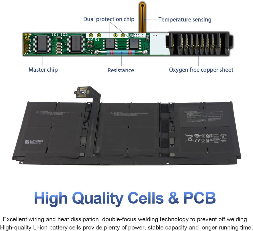 G3HTA052H DYNT02 Battery Compatible with Microsoft Surface Laptop 3 1867 1868 13.5” G3HTA053H G3HTA057H G3HTA058H - JS Bazar