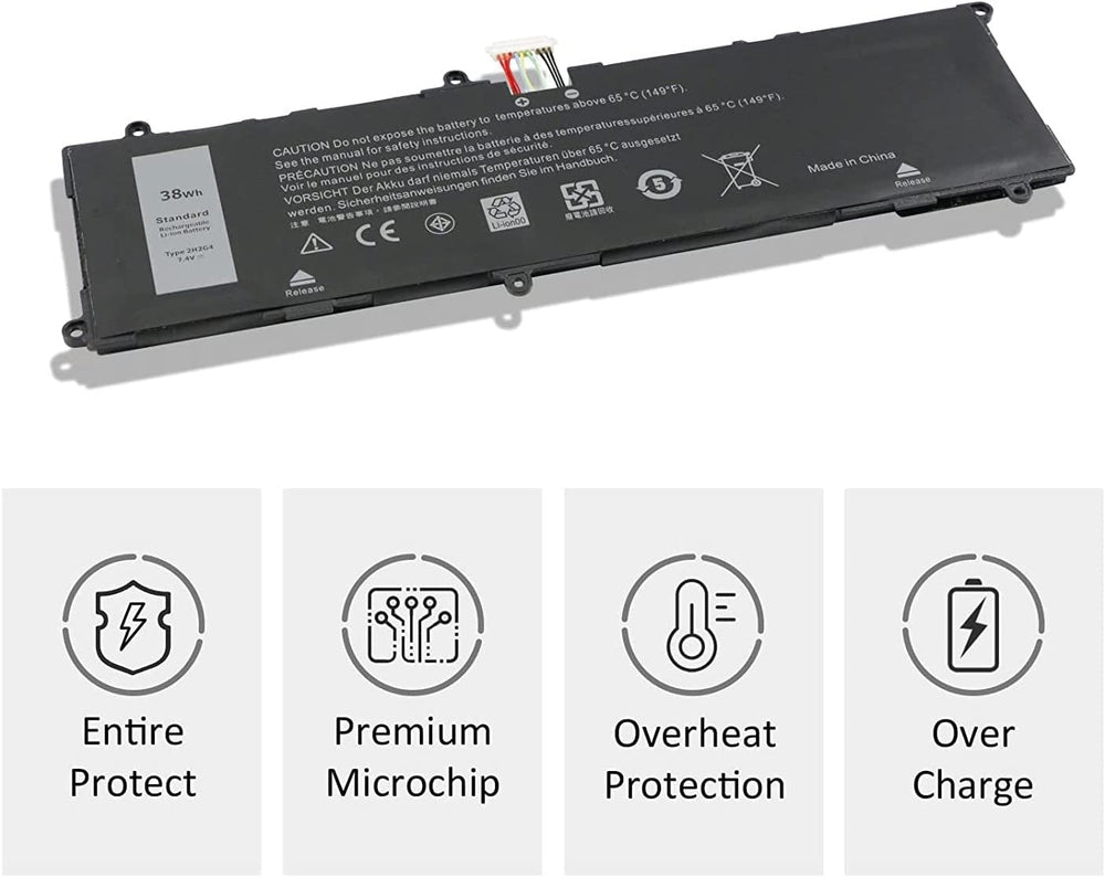 Generic Laptop Battery Compatible for 2H2G4 Laptop Battery Replacement for Dell Venue 11 Pro - JS Bazar