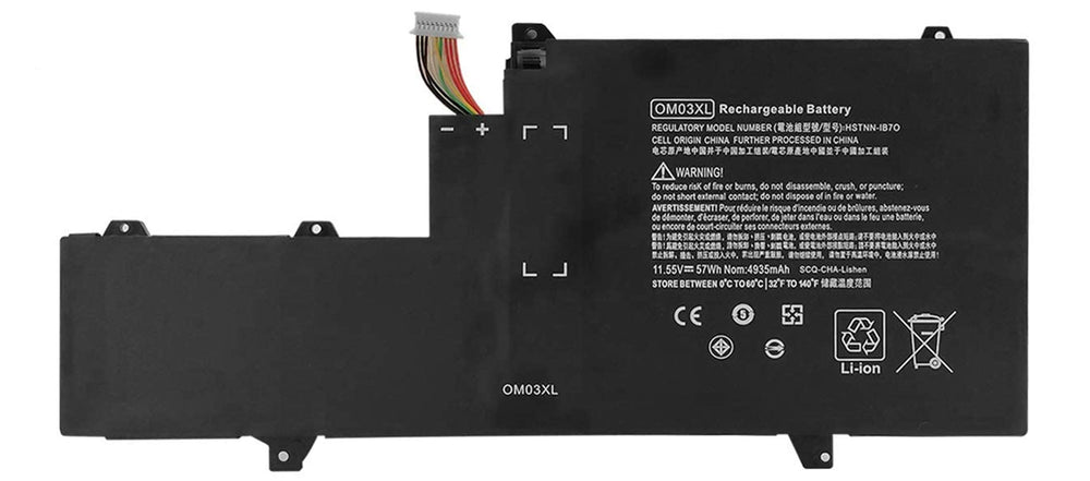 OM03XL for HP EliteBook X360 1030 G2 HSTNN-IB70 (863280-855, 863167-1B1) Replacement Battery - JS Bazar