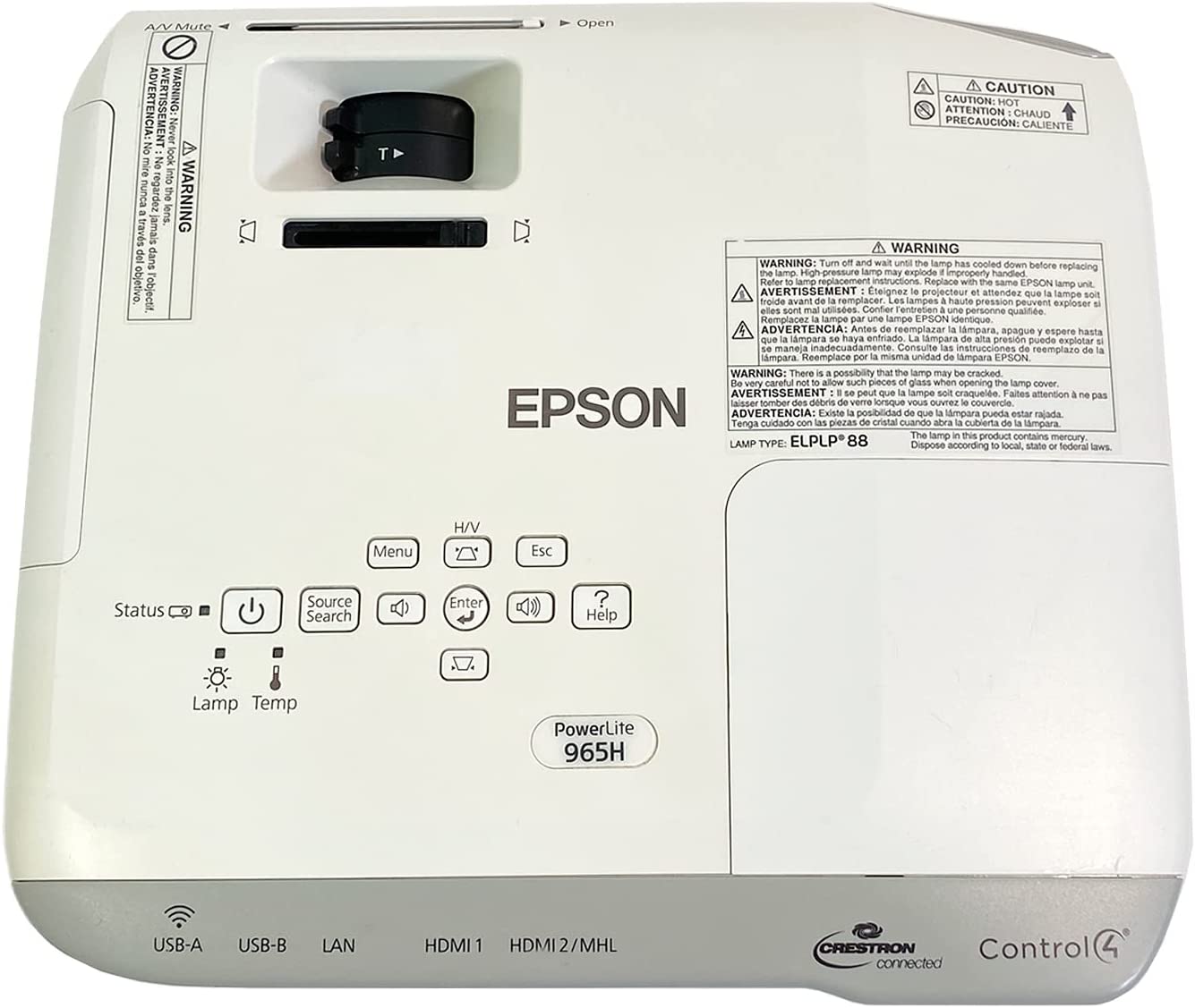 Epson EB-965 Portable 3LCD Projector : V11H682041 Projectors JS Bazar
