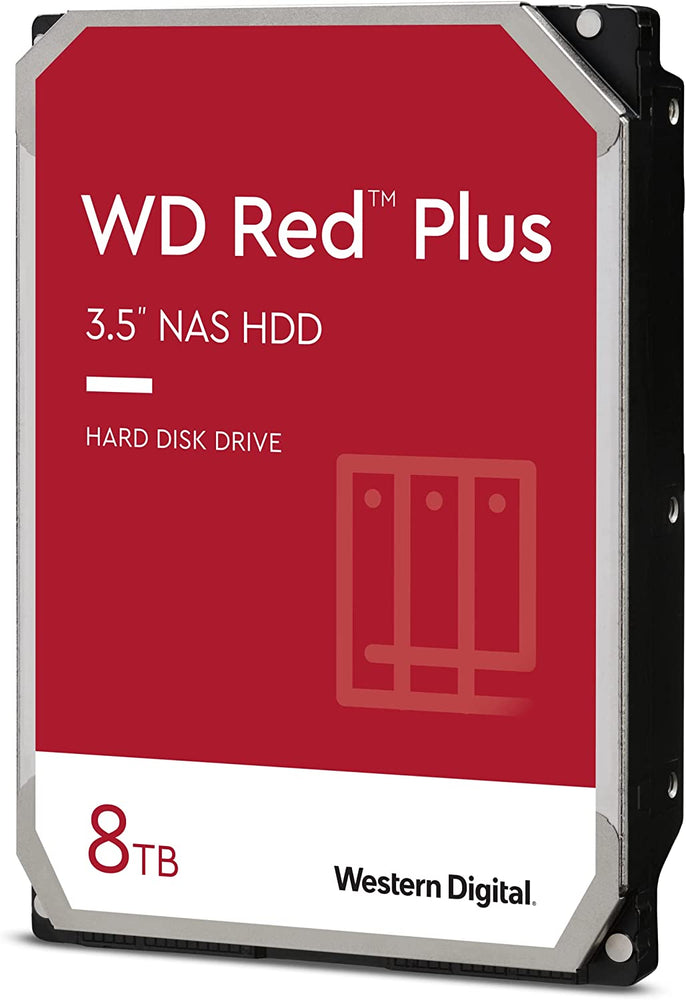 Western Digital 8TB Red Plus NAS Internal Hard Drive HDD, 5640 RPM Class : WD80EFZZ - JS Bazar