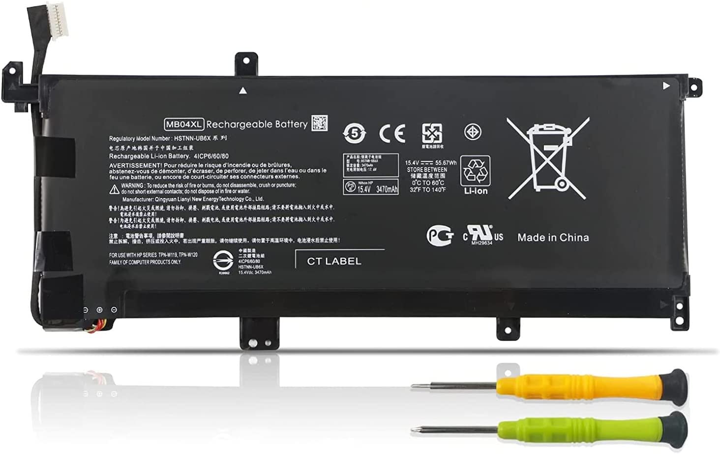 JS Bazar MB04XL HP Envy X360 M6-AQ000, Envy X360 15-AQ040NZ, HSTNN-UB6X 843538-541 Laptop Battery Laptop Batteries JS Bazar