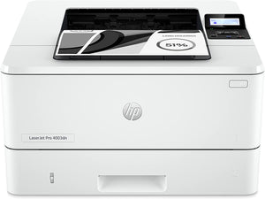 HP LaserJet Pro 4003dn Printer -Duplex, Ethernet port White - 2Z609A - JS Bazar