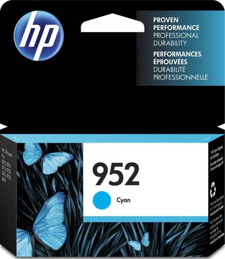 HP 952 Cyan Original Ink Cartridge : L0S49AN Cartridges JS Bazar