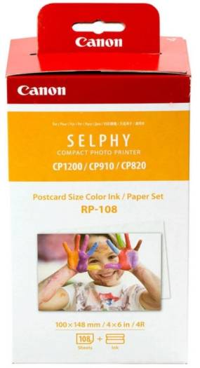 Canon RP-108 / KP-108 Color Ink/Paper Set, - KP-108 Cartridges JS Bazar