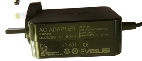 Original 65W Asus VivoBook S14 M433IA-EB525T, ZenBook 14 UX431FL-SP1201T, TP412FA Laptop Replacement Charger AC Adapter