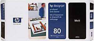 HP 80 Black Printhead and Printhead Cleaner : C4820A Cartridges JS Bazar