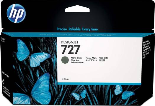 HP 727 130-ml Matte Black DesignJet Ink Cartridge : B3P22A Cartridges JS Bazar