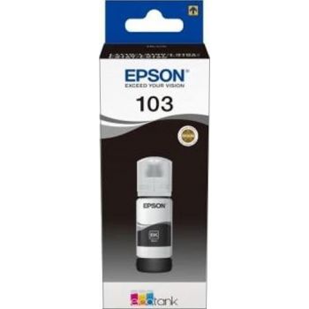 Epson 103 EcoTank Black Ink Bottle (C13T00S14A / C13T00V198) Cartridges JS Bazar