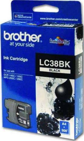 Brother LC38BK Ink Cartridge (Black Color) Cartridges JS Bazar