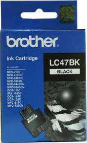 Brother LC47BK Ink Cartridge Cartridges JS Bazar