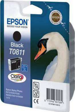 Epson Black Ink Cartridge (T0811) Cartridges JS Bazar