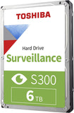TOSHIBA 6TB S300 3.5" Surveillance SATA Internal Hard Drive : HDWT860UZSVA Hard Drives JS Bazar