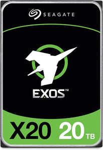 Seagate Exos X20 20TB 6Gb/s SATA 512e/4Kn 5.8" Hard Disk Drive : ST20000NM007D - JS Bazar