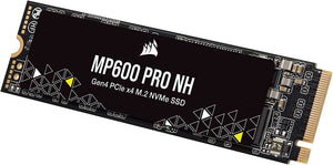 Corsair MP600 PRO NH 1TB PCIe 4.0 (Gen 4) x4 NVMe M.2 Internal SSD 3.3 Voltage, 700TBW, Black : CSSD-F1000GBMP600PNH Hard Drives JS Bazar