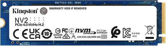 Kingston NV2 1TB M.2 2280 NVMe Internal SSD, Up to 3500MB/s Read / 2100MB/s Write Speed : SNV2S/1000G Hard Drives JS Bazar