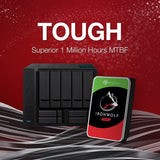 Seagate IronWolf 10TB NAS Hard Drive, 7200 RPM Speed, 256MB Cache : ST10000VN000 Hard Drives JS Bazar