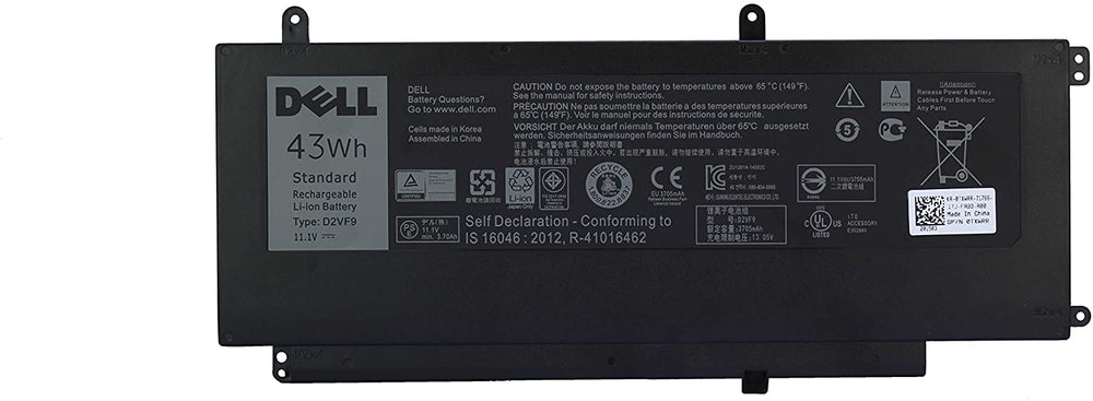 11.1V 43Wh D2VF9 Dell Inspiron 15 7547 0PXR51 PXR51 Tablet Laptop Battery - JS Bazar