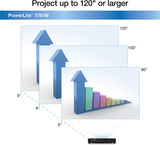 Epson EB1781W Ultra Portable Projector With 1-1.2 Optical Zoom and 30-300'' Screen size : EB-1781W Projectors JS Bazar
