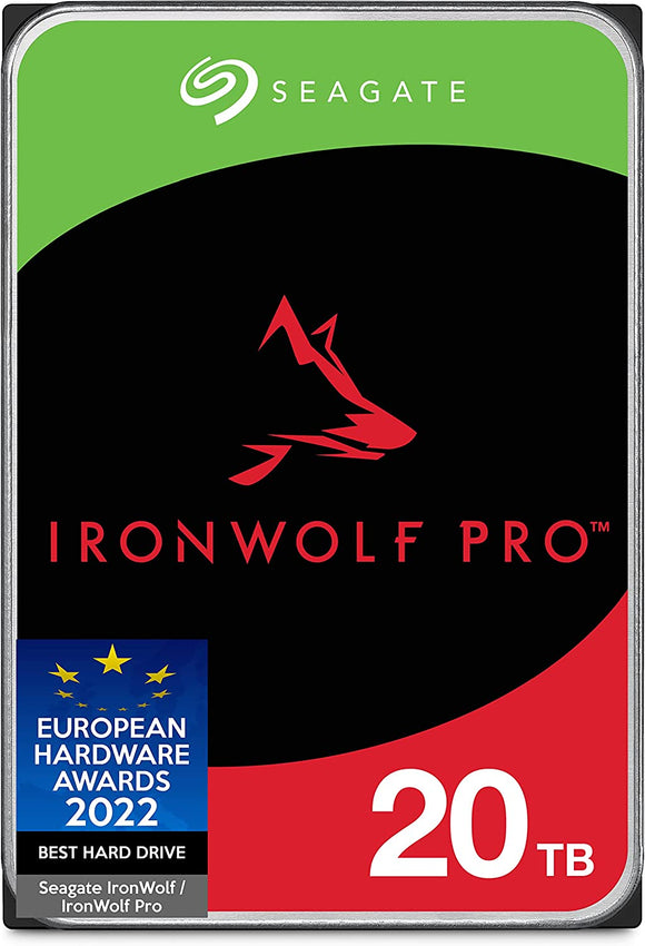 Seagate IronWolf Pro 20TB NAS Hard Drive, 7200 RPM Memory Speed, 256MB Cache : ST20000NE000 Hard Drives JS Bazar
