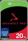 Seagate IronWolf Pro 20TB NAS Hard Drive, 7200 RPM Memory Speed, 256MB Cache : ST20000NE000 Hard Drives JS Bazar