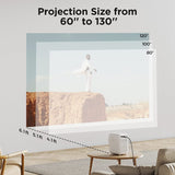 Wanbo T4 Wifi6 Android Projector, LED Support 1080P, 450 ANSI Lumen : T4-WH Projectors JS Bazar