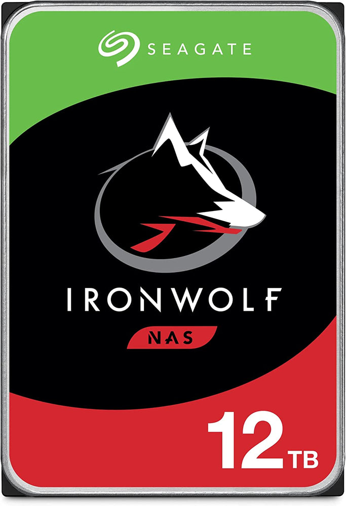 Seagate IronWolf 12TB NAS Hard Drive, 7200 RPM 256MB Cache SATA6.0Gb/s CMR : ST12000VN0008 - JS Bazar