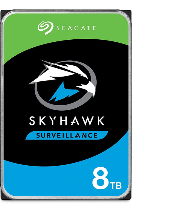 Seagate 8TB SkyHawk Surveillance Hard Drive - SATA 6Gb/s 256MB Cache 3.5-Inch Internal Drive : ST8000VX0022 Hard Drives JS Bazar