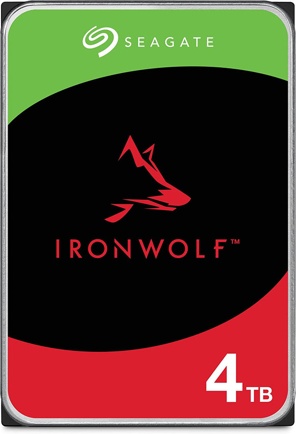 Seagate 4TB Ironwolf NAS Internal Hard Drive, SATA 6Gb/s 3.5'', 256MB Cache : ST4000VN006 Hard Drives JS Bazar