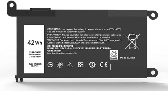 WDXOR Replacement Dell Inspiron 15 WDXOR Series Dell Replacement Laptop Battery Laptop Batteries JS Bazar