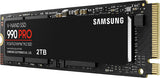Samsung 990 Pro 2 TB NVMe M.2 Internal SSD, PCIe Gen 4.0 x4, NVMe 2.0 Interface 3.3 Voltage, V-NAND 3-bit MLC : MZ-V9P2T0BW Hard Drives JS Bazar