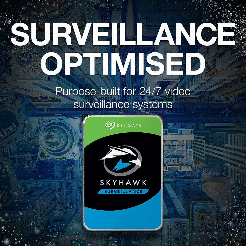Seagate 8TB SkyHawk Surveillance Hard Drive - SATA 6Gb/s 256MB Cache 3.5-Inch Internal Drive : ST8000VX0022 - JS Bazar