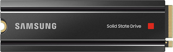 Samsung 980 Pro with Heatsink PCIe 4.0 NVMe Internal Solid State Hard Drive, 1TB, PS5 Compatible : MZ-V8P1T0CW Hard Drives JS Bazar