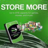 Seagate BarraCuda 8TB SATA 6.0Gb/s 3.5" Internal Hard Bare Drive : ST8000DM004 Hard Drives JS Bazar