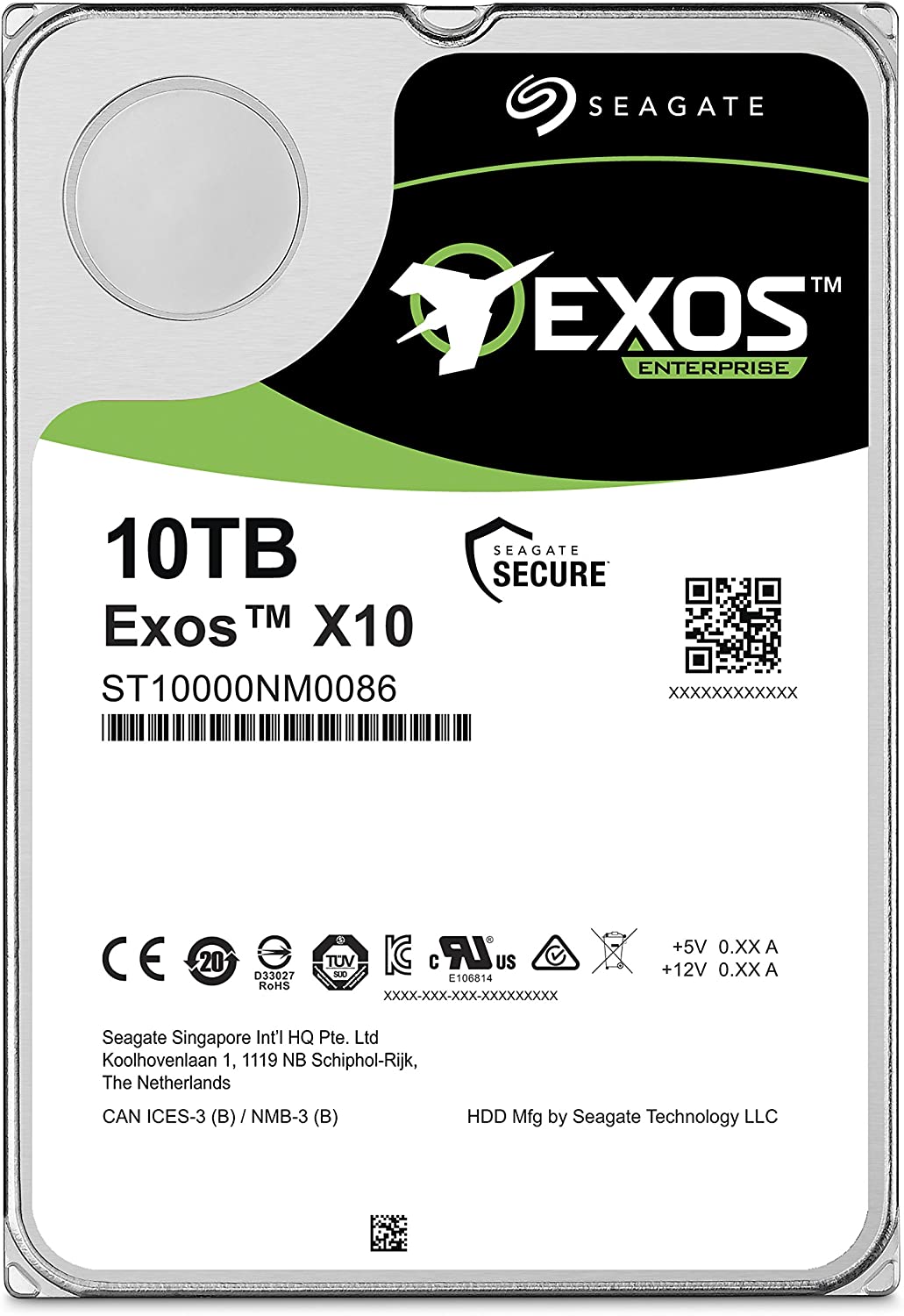 Seagate Exos X10 10TB 512e SATA 6Gb/s 7200 RPM 3.5-Inch Enterprise Internal Hard Drive : ST10000NM0086 Hard Drives JS Bazar