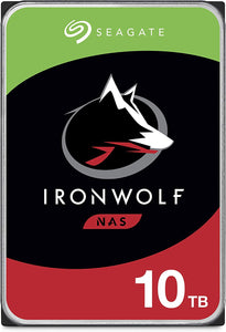 Seagate IronWolf 10TB NAS Hard Drive, 7200 RPM Speed, 256MB Cache : ST10000VN000 - JS Bazar