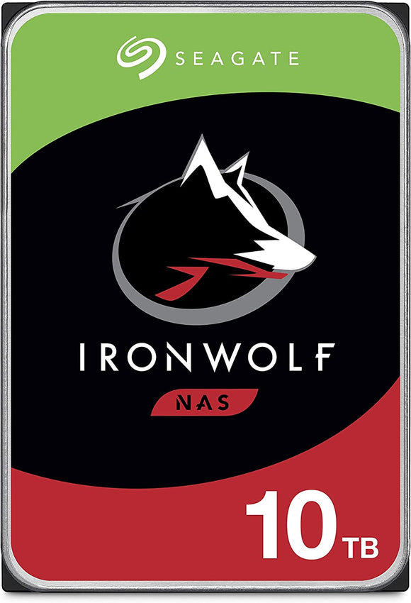 Seagate IronWolf 10TB NAS Hard Drive, 7200 RPM Speed, 256MB Cache : ST10000VN000 Hard Drives JS Bazar