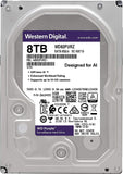 Western Digital Purple 8TB 3.5'' Surveillance Hard Drive 5640 Rpm, SATA 6.0 Gb/s : WD84PURZ Hard Drives JS Bazar