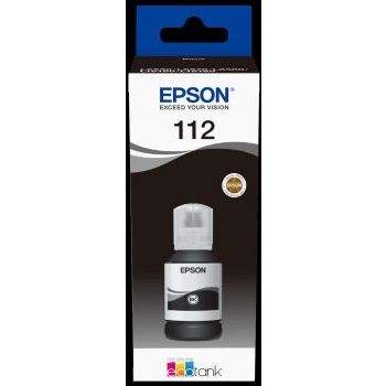 Epson 112 EcoTank Pigment Black Ink Bottle (C13T06C14A) Cartridges JS Bazar