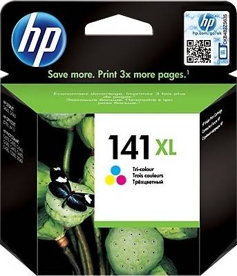 HP 141XL Tri-color Original Ink Cartridge : CB338HE Cartridges JS Bazar