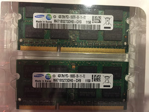 SAMSUNG 8GB kit DDR3 1333 MHz PC3 10600 (2X4GB) SODIMM LAPTOP MEMORY - JS Bazar